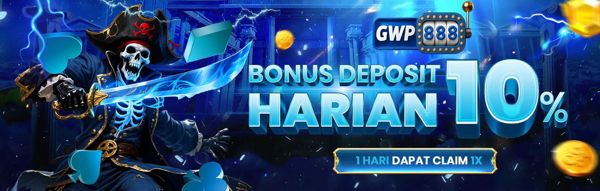 bonus deposit harian 10% gwp888